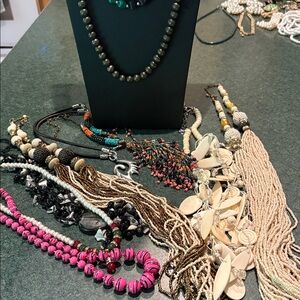 Art teacher/Boho necklace lot